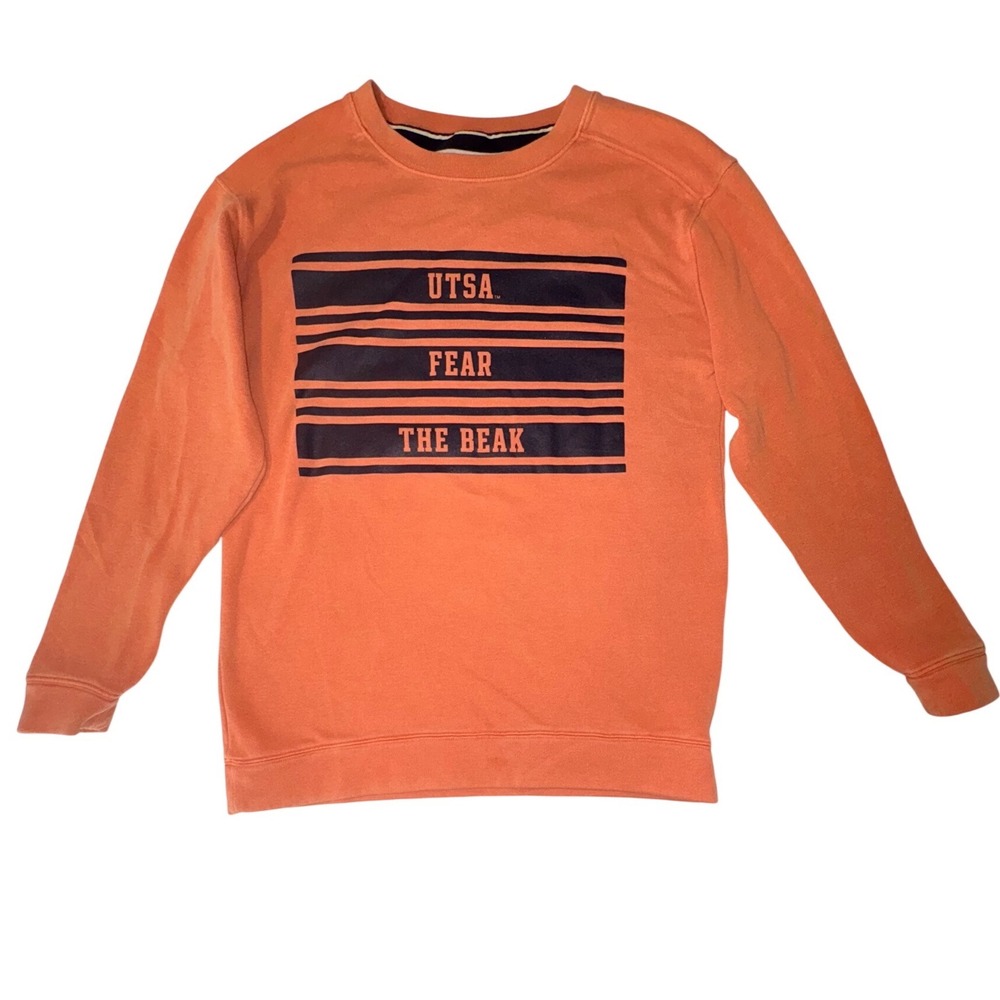 Pink Victoria's Secret UTSA Fear the Beak Orange Sweatshirt Women's Oversized XS - Picture 4 of 7